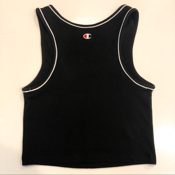 Champion Everyday Black Crop Tank Top, Size Small - Picture 3 of 6